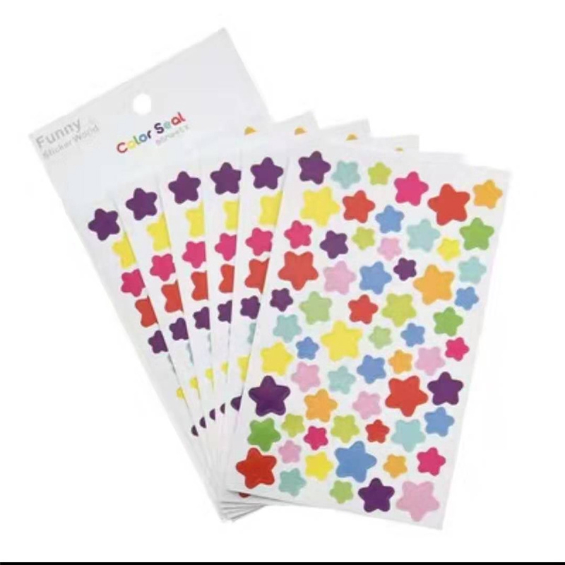 Bộ 6 tấm miếng dán trang trí niêm phong dễ thương tiện lợi