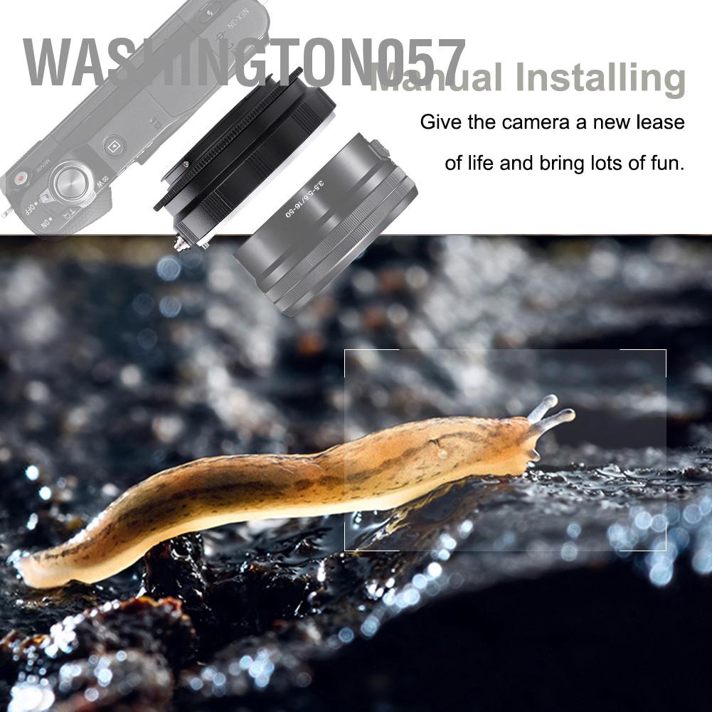 Washington057 Reverse Macro Adapter Rear Lens Filter Ring for Nikon F AI Canon EOS Mounts
