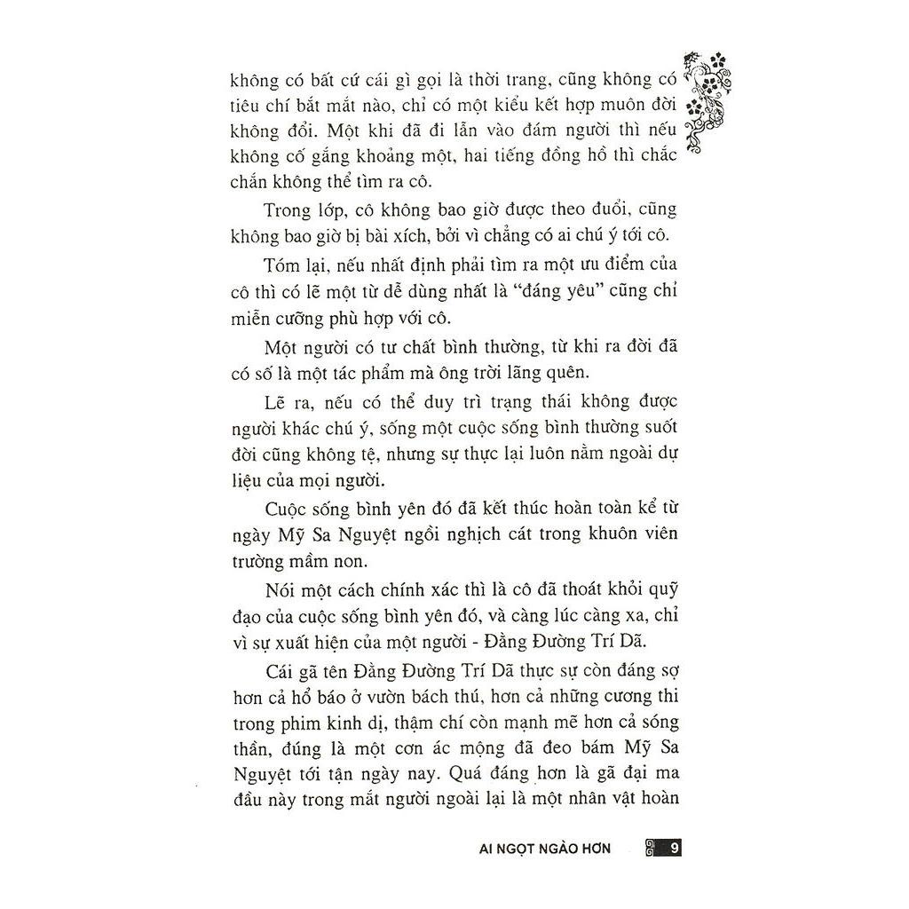 Sách - Ai Ngọt Ngào Hơn