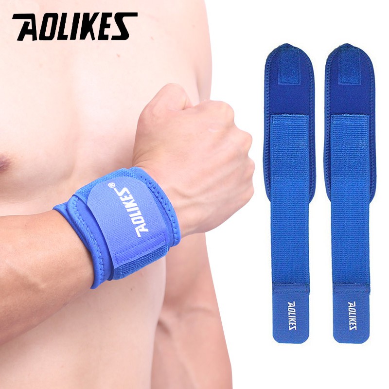 Bộ 2 đai quấn bảo vệ cổ tay AOLIKES A-7936 đàn hồi chống trươn trượt sport pressure wrist