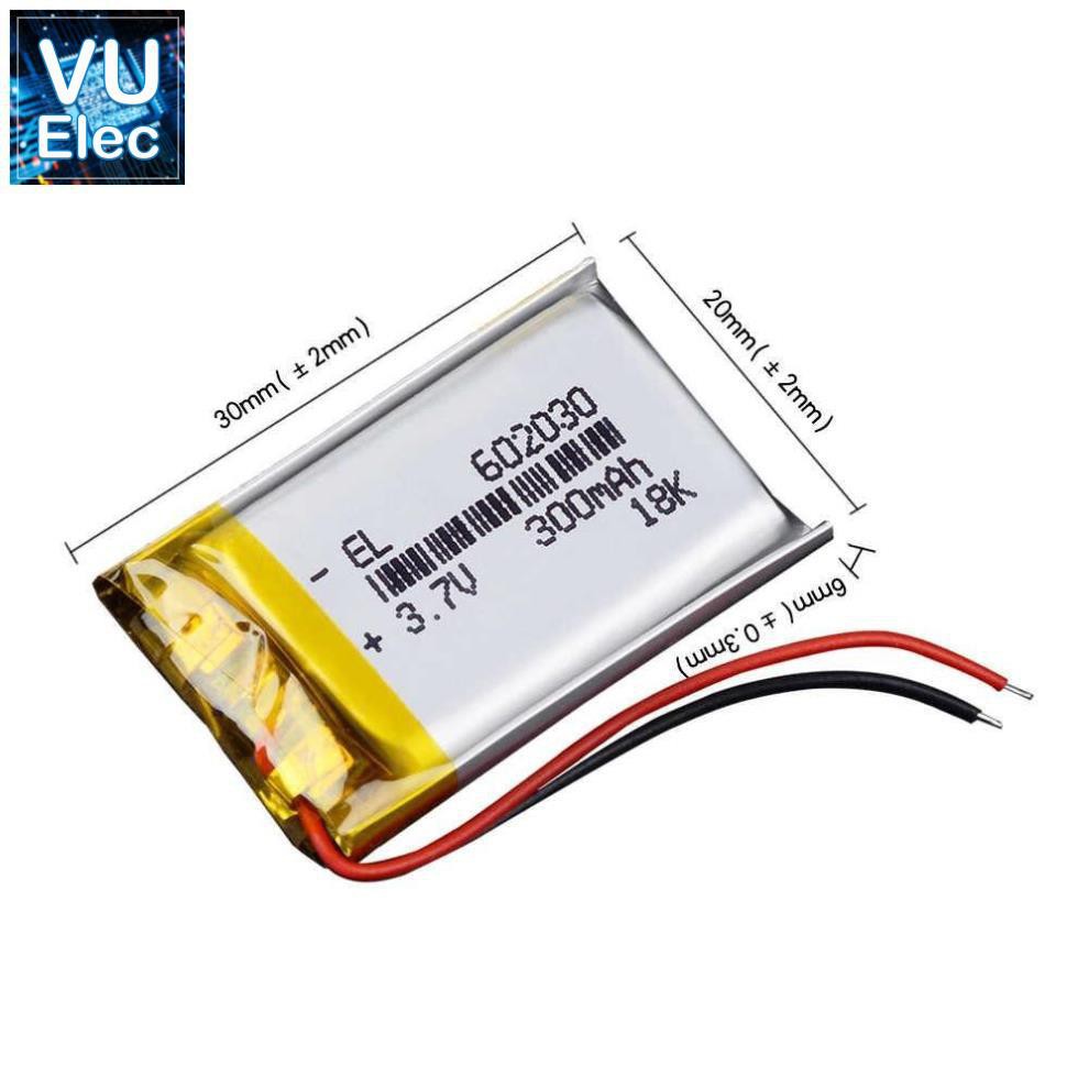 Pin Lithium 3.7V Dung Lương Từ 200-1200mAh