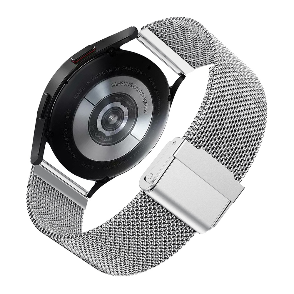 SAMSUNG Dây Đeo Inox Cho Đồng Hồ Thông Minh Galaxy Watch 4 44mm 40mm 3 4 Classic 42mm 46mm Gear S3 Active 2 Huawei GT3