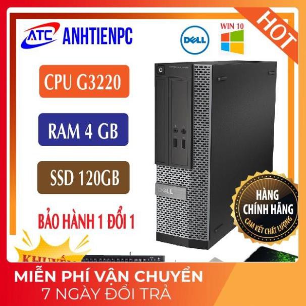 hàng chính hàng -  Máy tính đồng bộ Dell Optiplex 9020 (Pentium G3220/4G/SSD120G/)