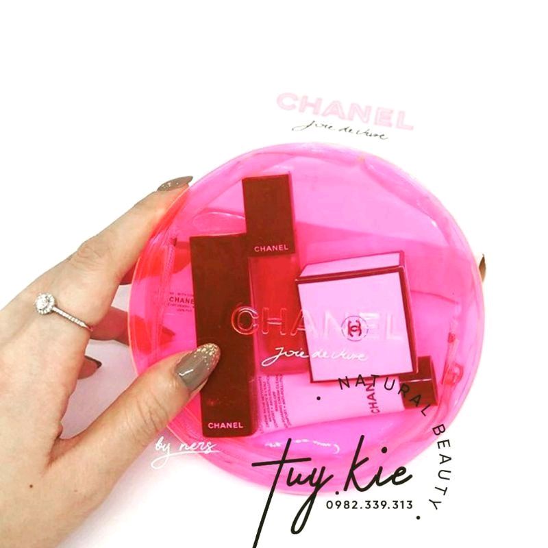 Túi mỹ phẩm Pink Joie De Vivre Cosmetic Bag