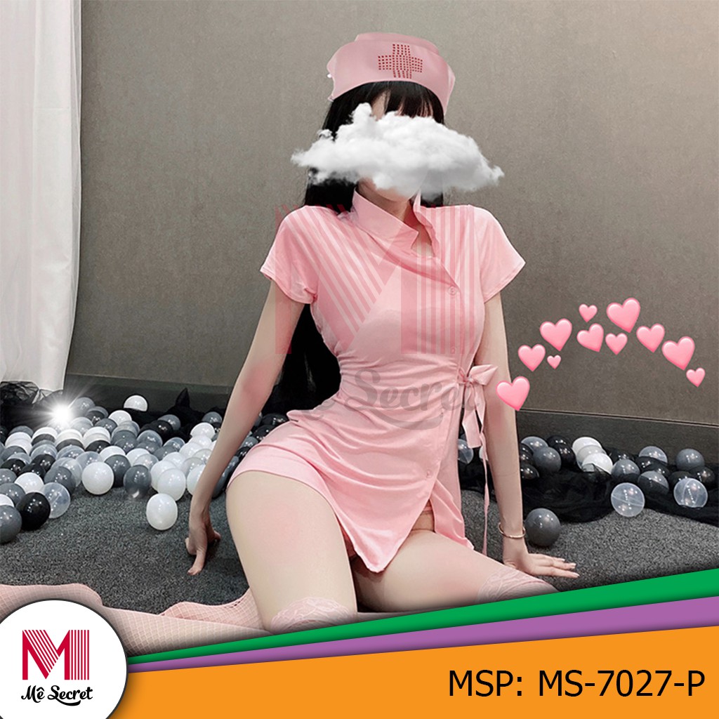 Cosplay - Nữ Y Tá Gợi Cảm - Đồ Ngủ Hóa Trang Nữ Y Tá Sexy, Quyến Rũ, Gợi Cảm, Khiêu Gợi - MS-7027-W-R | BigBuy360 - bigbuy360.vn