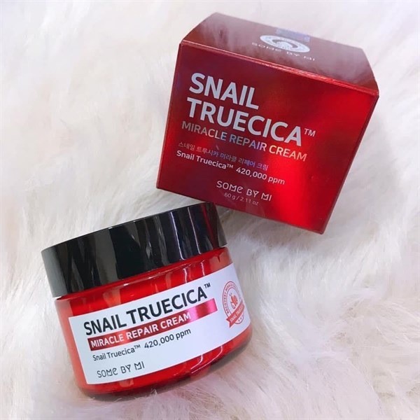 Combo 3 Món Ốc Sên Giảm Sẹo Lõm Some By Mi Snail Truecica (Serum + Srm + Kem Dưỡng)