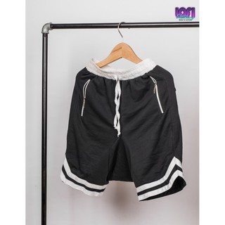 Lofi Double V-line Black Short