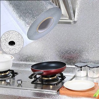 Cuộn Giấy Bạc Dán Bếp Chống Thấm, Chống Cháy (dài 2m,cao 0.6m)