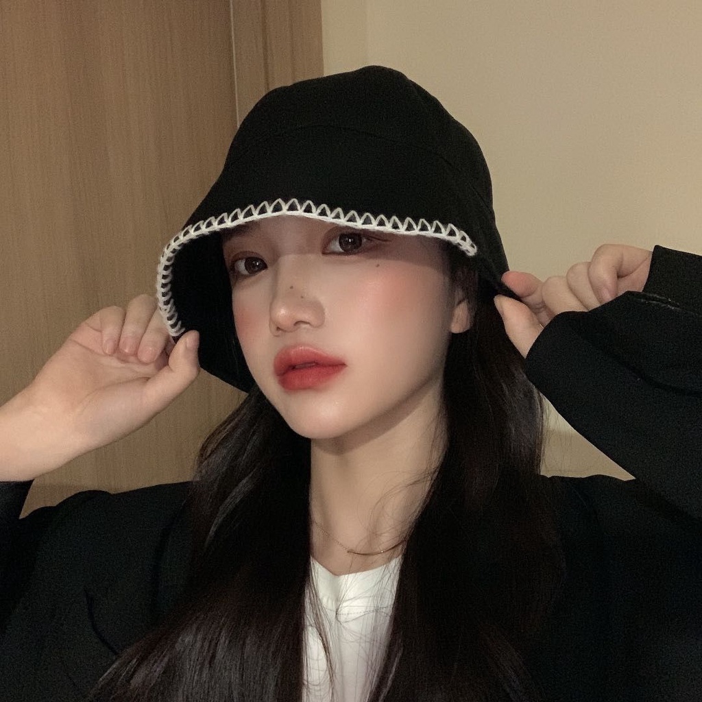 Mũ Bucket Phong Cách Hàn Quốc Xinh Xắn Cho Nữ