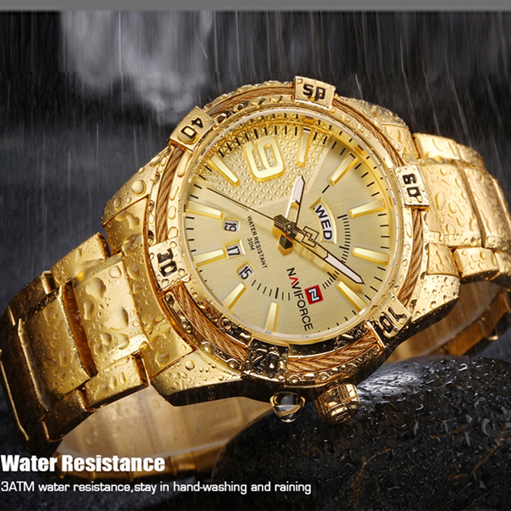 Đồng Hồ Quartz NAVIFORCE 9117S Chống Thấm Nước