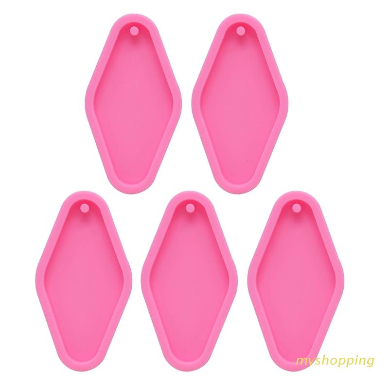 Khuôn Silicone Làm Móc Khóa Hình Kim Cương