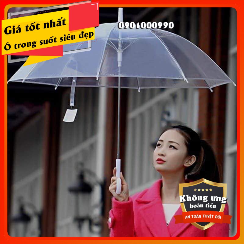 ⚡RẺ VÔ ĐỊCH⚡Ô trong suốt đẹp - giá rẻ - có thể gấp gọn tiện lợi 71x92cm