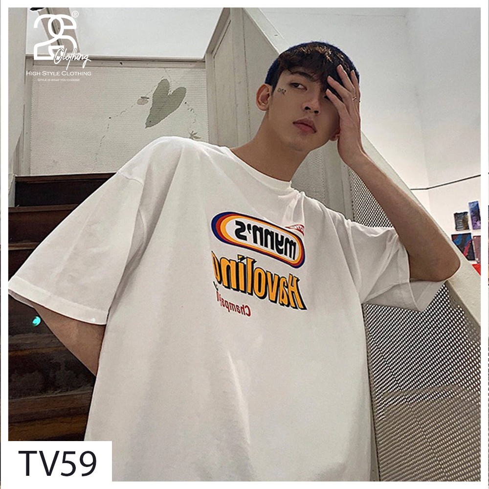 Áo Thun Tay Lỡ 2s Clothing Áo Phông Unisex Nam Nữ Cotton Oversize Form Rộng Giá Rẻ In Chữ Phong Cách StreetWear TV59 | BigBuy360 - bigbuy360.vn