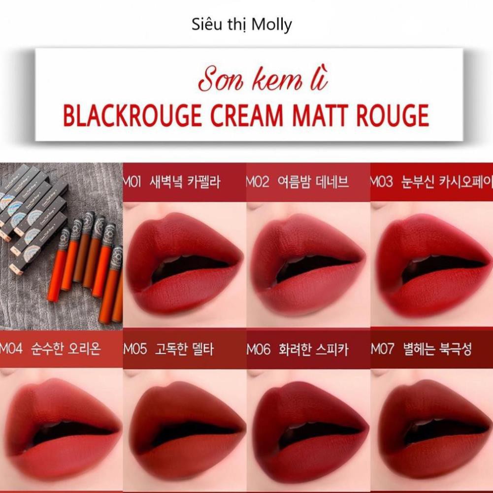Son kem lì Black Rouge Cream Matt Rouge M05