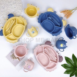 PVN31209 Bộ Ăn Dặm Lúa Mạch Hình Cua Cho Bé T2 .