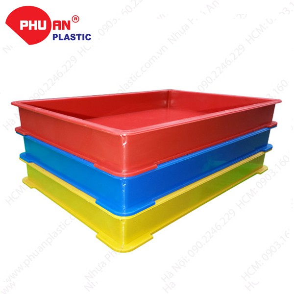 Khay nhựa YM006 Nhựa Phú An - kt 300*208*42 mm