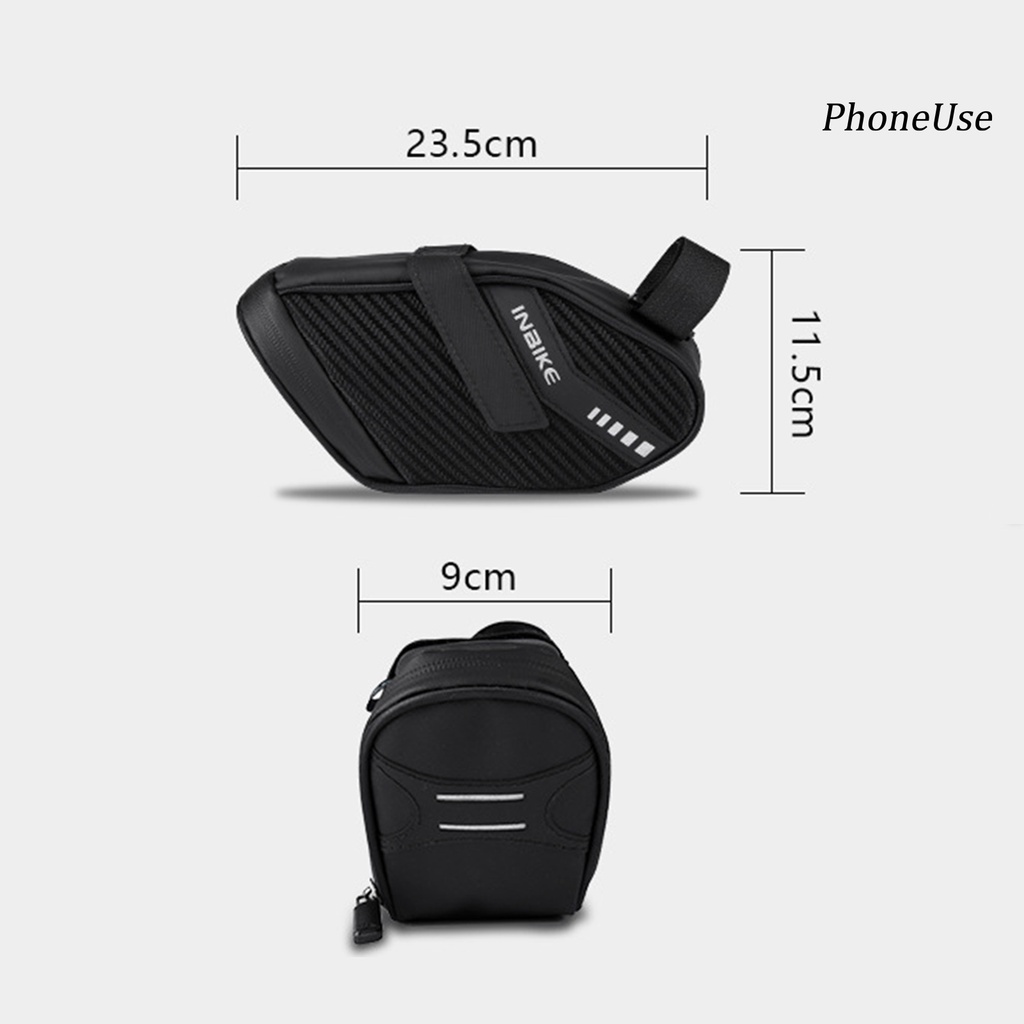 Túi đựng đồ vỏ cứng gắn sau yên xe đạp leo núi tiện dụng chất lượng cao