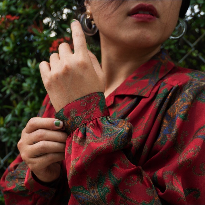 Bông tai nhựa Mango outlet hàng auth