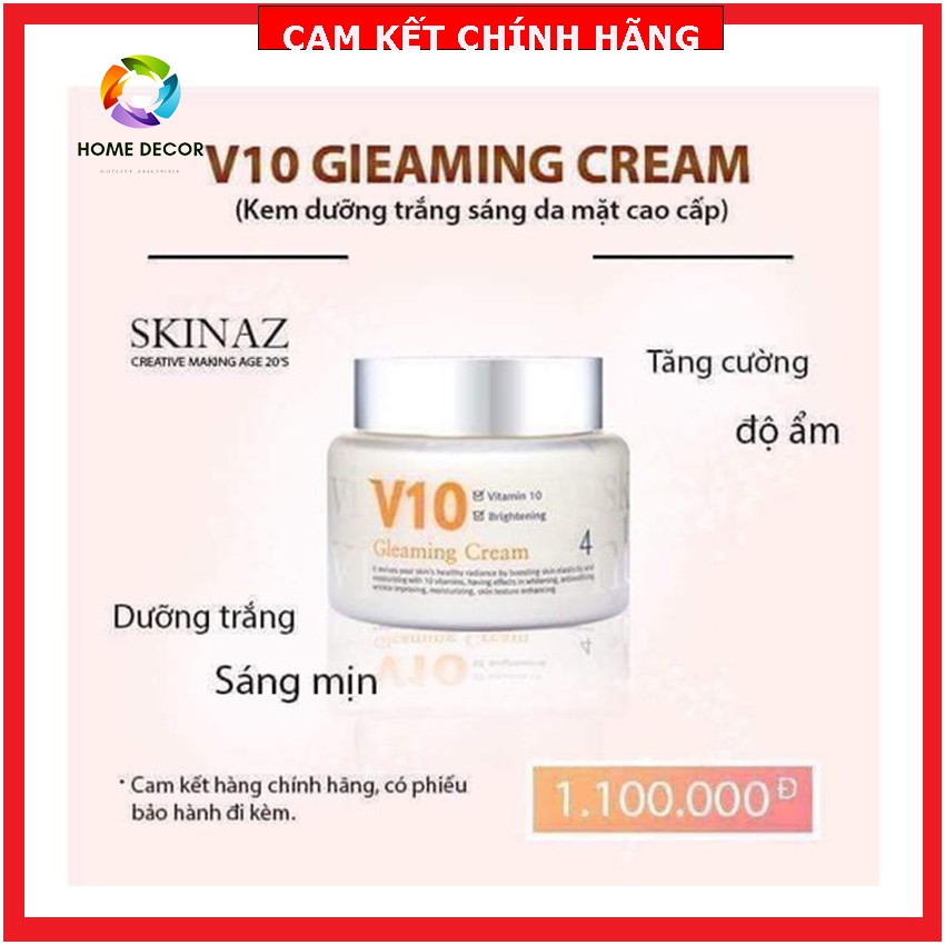 [Chính Hãng]Kem V10 SkinAZ Mẫu Mới, Kem V10 Hàn Quốc ,Kem V10 phiên bản 2020