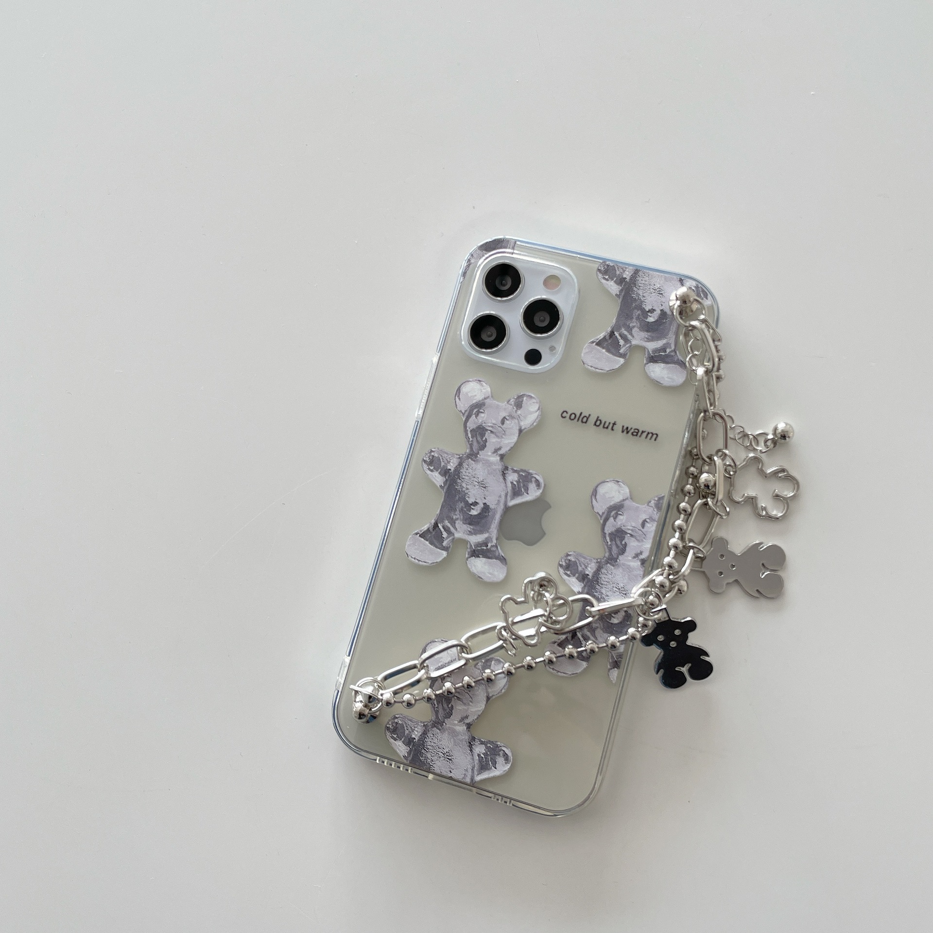 Ốp điện thoại họa tiết gấu có dây đeo tay cho APPLE IPHONE 12 11PROMAX 11/12PROMAX/8PLUS/12MINI/XS/7/8/X/XR/XSMAX | BigBuy360 - bigbuy360.vn