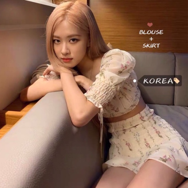 SET ULZZANG ROSE BLACKPINK HOA NHÍ