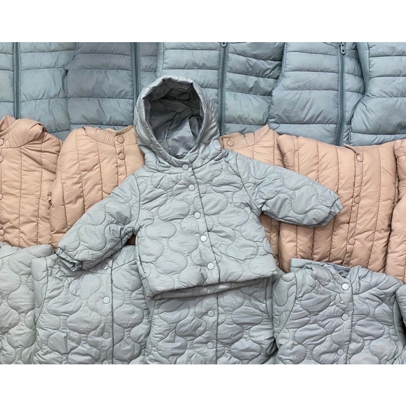 Áo phao siêu nhẹ bé trai bé gái du xịn