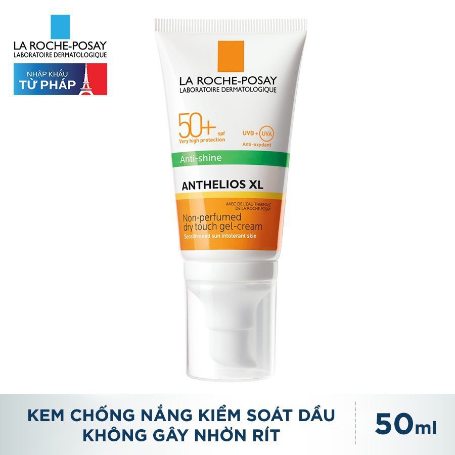 [CHÍNH HÃNG] Kem Chống Nắng La Roche Posay Anthelios Xl Dry Touch Gel-Cream Anti-Shine SPF50+