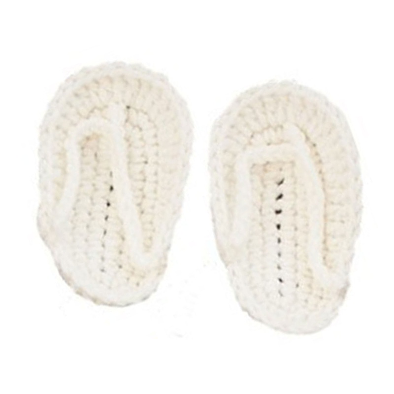 Dép Xỏ Ngón Đan Len Mini Dùng Làm Đạo Cụ Chụp Ảnh Cho Bé Trai / Gái