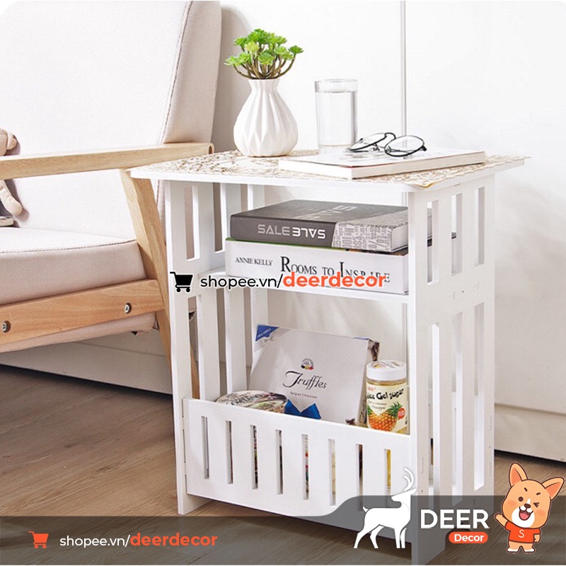 Kệ Bàn Để Đầu Giường Đa Năng Phong Cách Mới - DEER DECOR