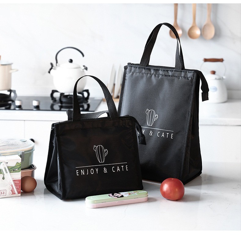 Túi đựng hộp cơm / túi giữ nhiệt văn phòng, sinh viên kích thước lớn giữ nhiệt 24x16.5x33cm | BigBuy360 - bigbuy360.vn