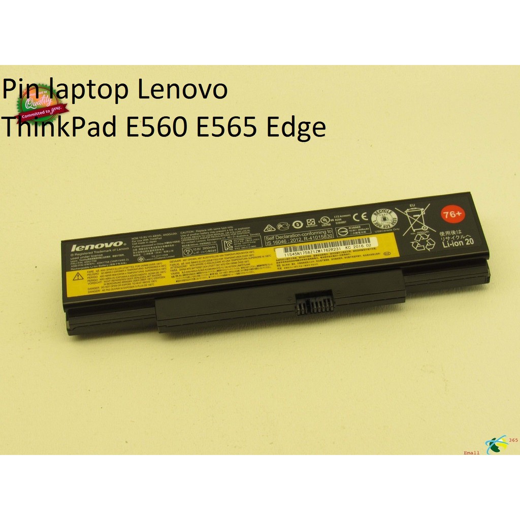 ⚡️[Pin zin]Pin laptop Lenovo ThinkPad E560 E565 Edge
