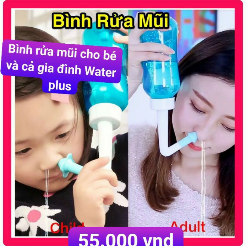 Bình rửa mũi cho bé và cả gia đình Water plus