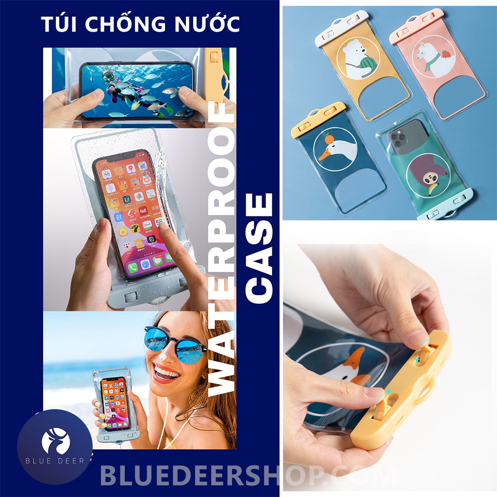 Túi Đựng Điện Thoại Chống Nước – Chống Mưa – Đi Biển – BLUE DEER