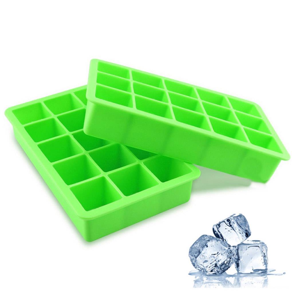 Khuôn Silicone Làm Đá Viên 15 Ngăn Tiện Dụng