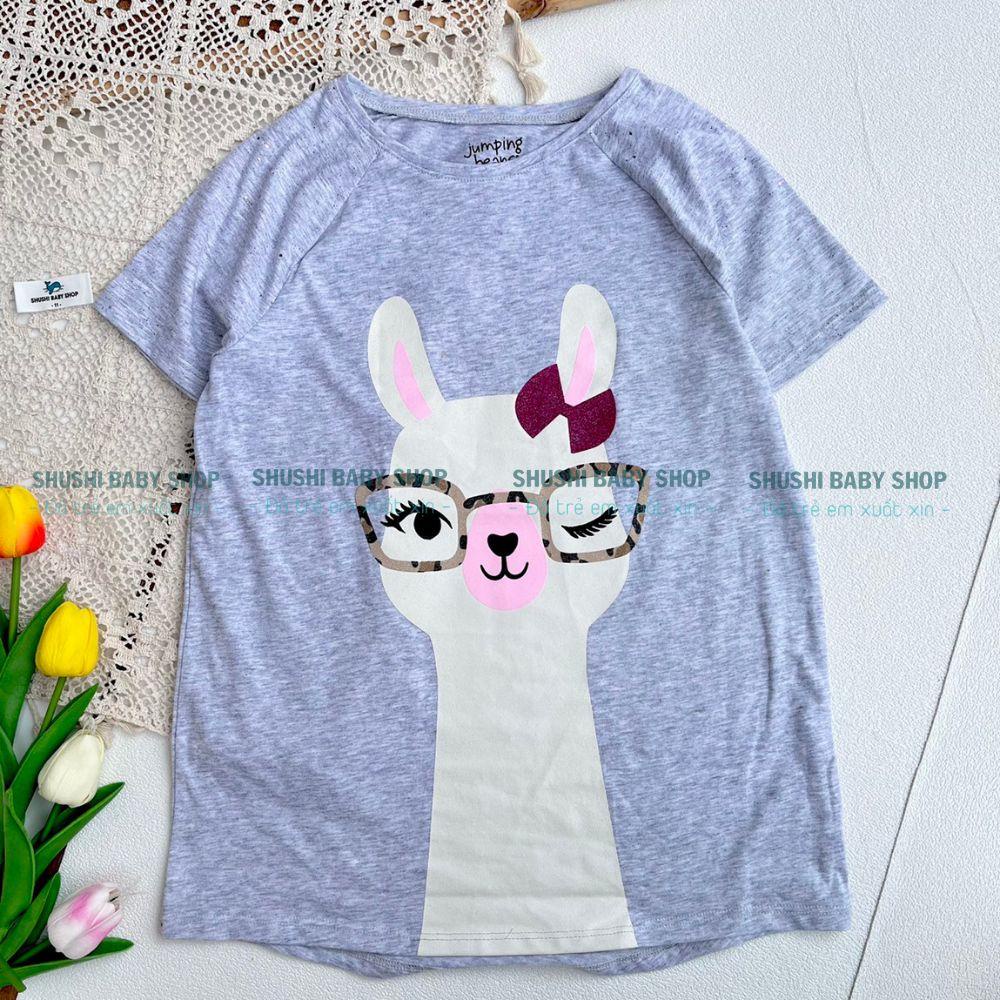 Áo thun bé gái size lớn chất thun xuất dư xịn sò, hình in sắc nét, nhiều màu cho bé gái Shushibaby