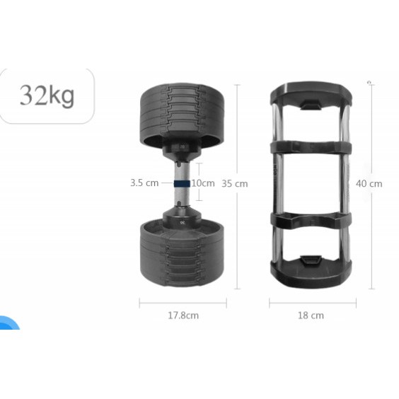 Tạ tay điều chỉnh BoFit 32Kg