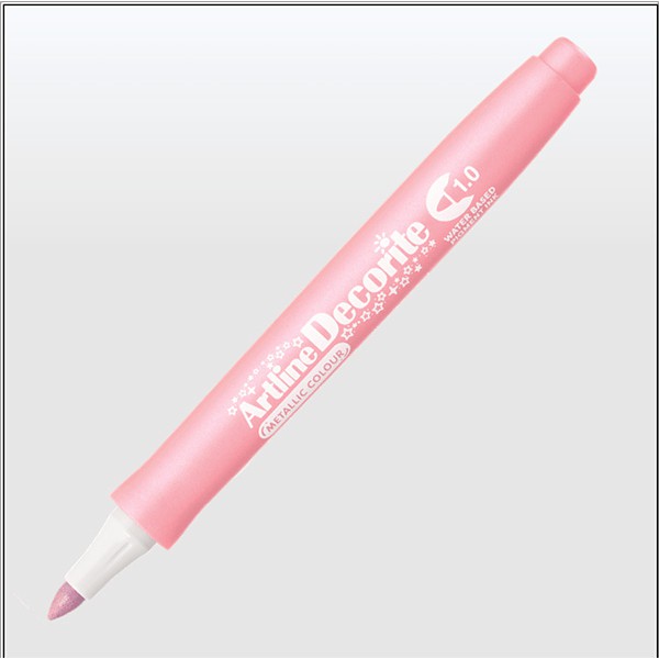 Bút Vẽ Màu Nổi - Artline Decorite 1.0mm (EDFM-1 METALLIC PINK)