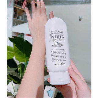 Kem Tắm Trắng Da Secret Key Snow White Milky Pack 200ml [Cho mặt và cơ thể]