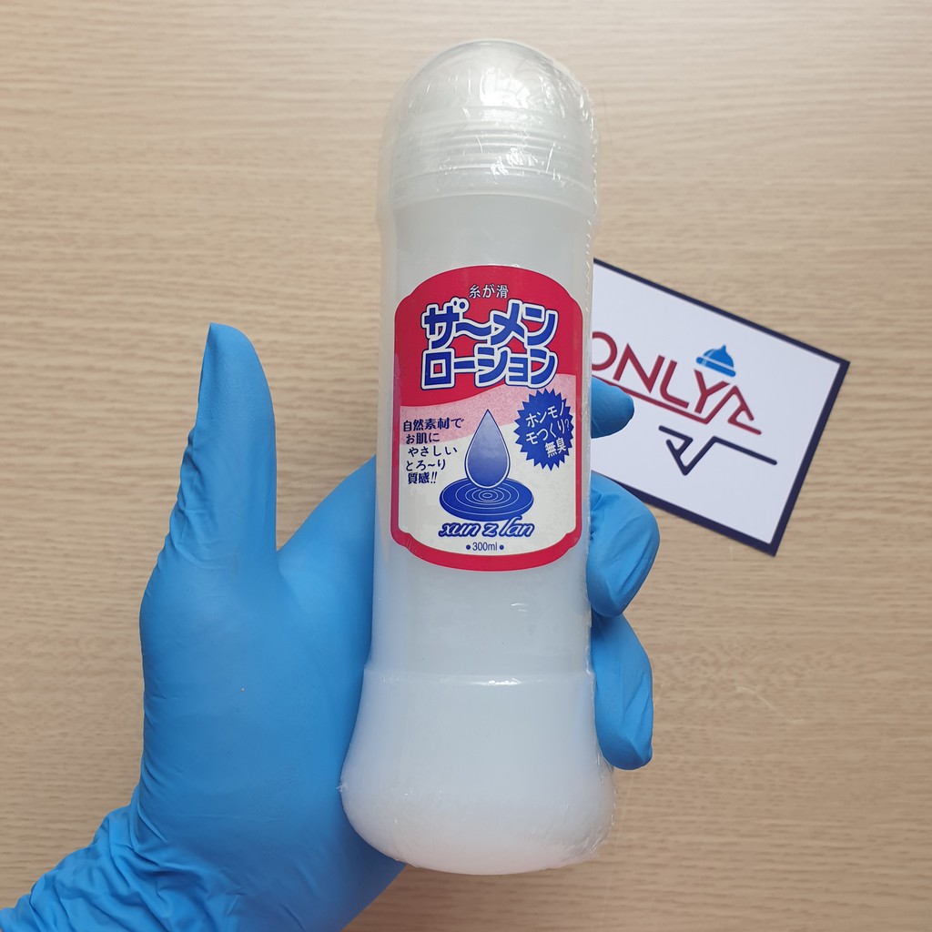 Gel bôi trơn mô phỏng Tinh Trùng Nhật Bản lọ 300ml gốc nước, đậm đặc, chất gel sền sệt, lâu khô phù hợp cho cả nam và nữ