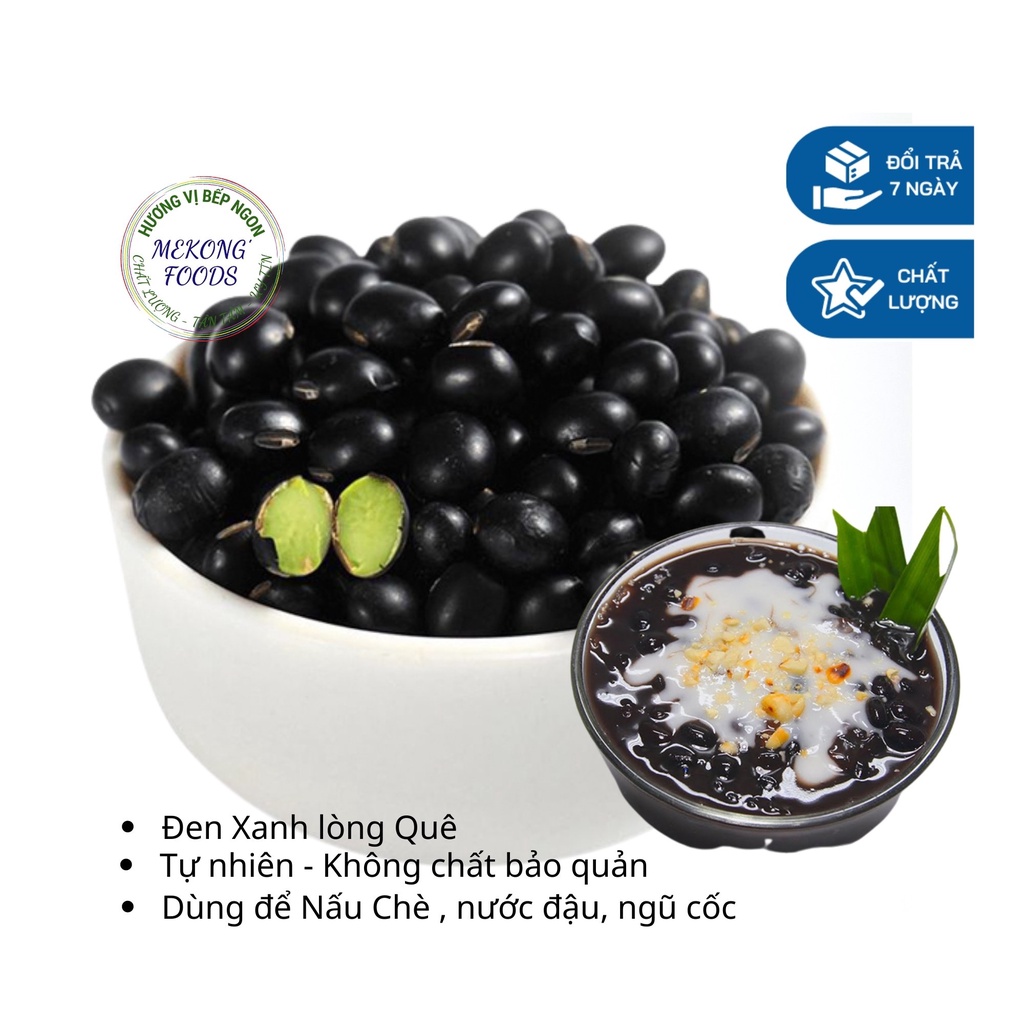 1kg Đậu đen xanh lòng nhà quê