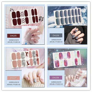Decal dán móng tay chống thấm nước da105-108