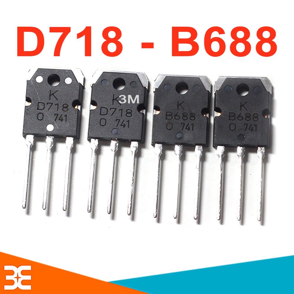 Combo 4 Con Transistor D718 và B688 ( Mỗi Loại 2 Con )