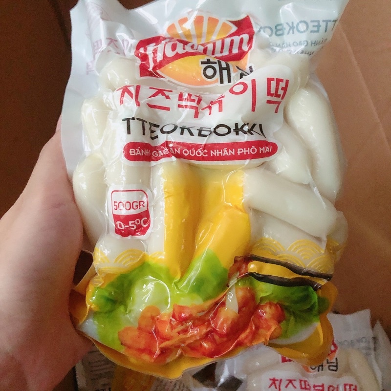 Tokbokki Bánh gạo hàn quốc Bánh gạo tươi không chất bảo quản