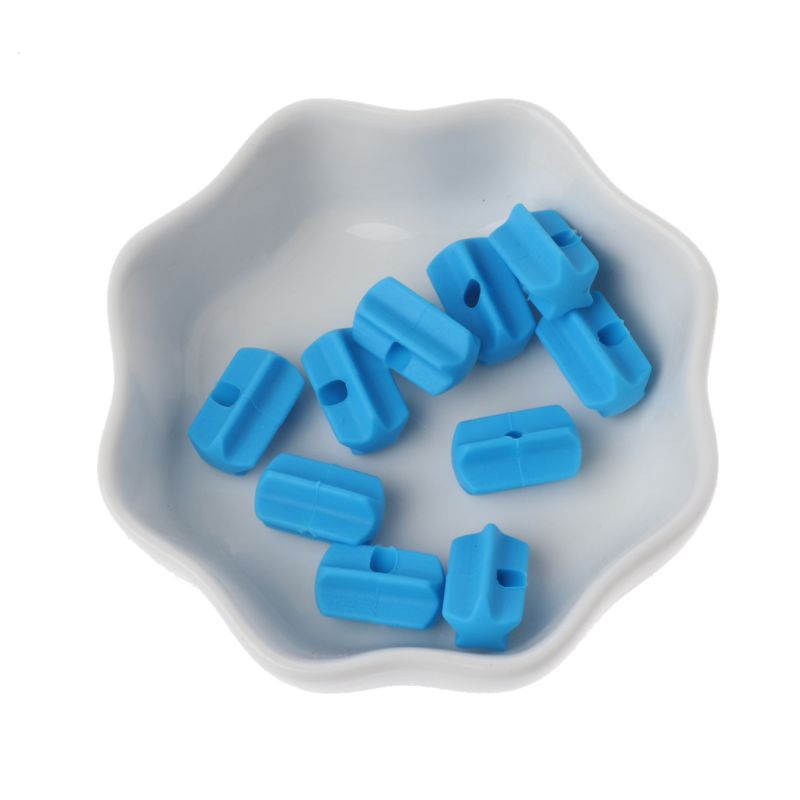 Set 10 Đồ Chơi Gặm Nướu Cho Bé Hình Ngôi Sao Chất Liệu Silicone