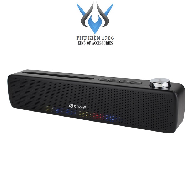 Loa bluetooth Kisonli LED-905 led RGB, có giá đỡ, hỗ trợ thẻ nhớ/USB/AUX/FM (Màu ngẫu nhiên) - Phụ Kiện 1986