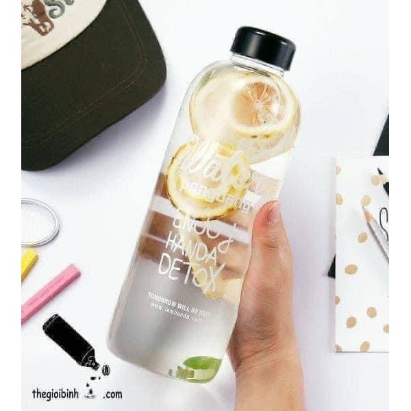 Bình nước Detox - Pong dang Hàn Quốc tăng kèm túi