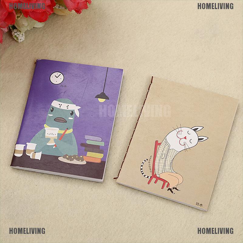 1 Cuốn Sổ Tay Bỏ Túi Mini In Họa Tiết Hoạt Hình Dễ Thương