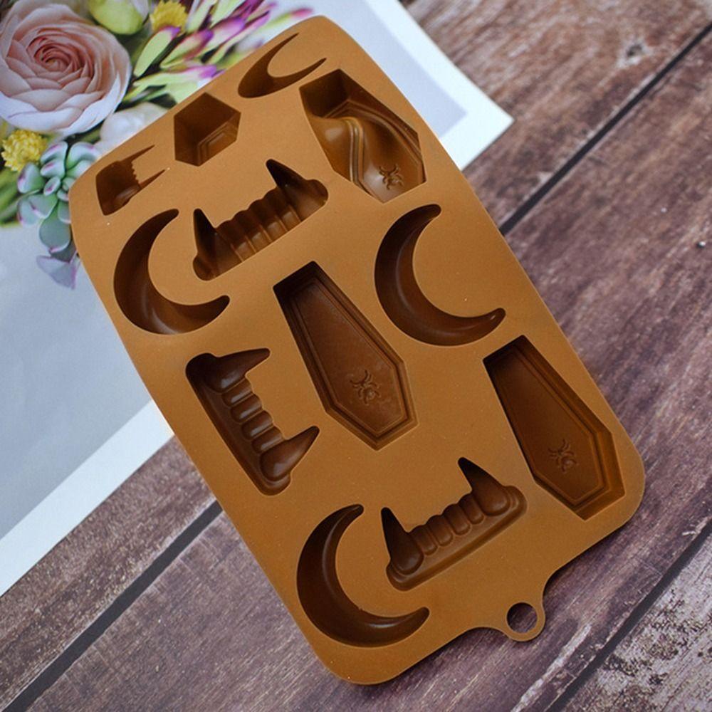 Khuôn Làm Bánh Socola Hình Bí Ngô Phong Cách Halloween Độc Đáo DIY
