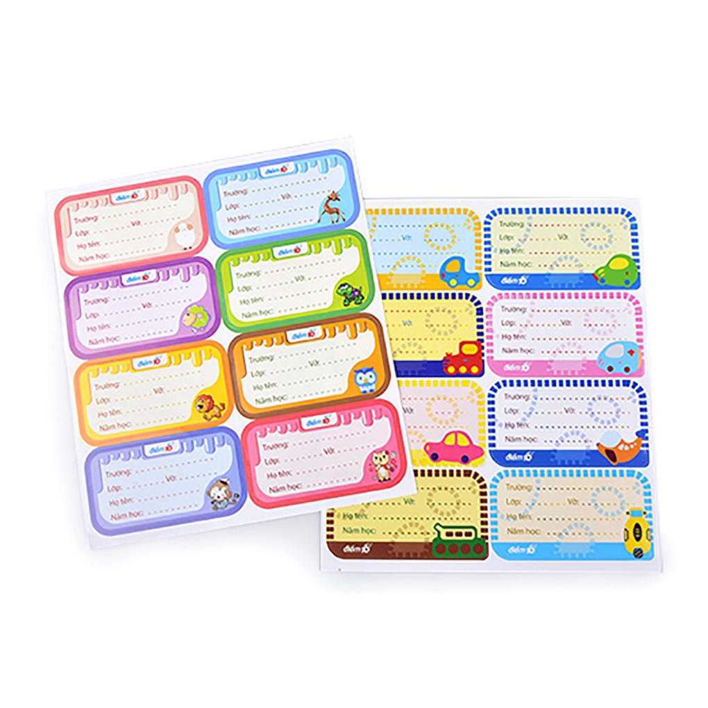 Nhãn Vở TP-NBL03 (40 Cái) (Mẫu Màu Giao Ngẫu Nhiên)