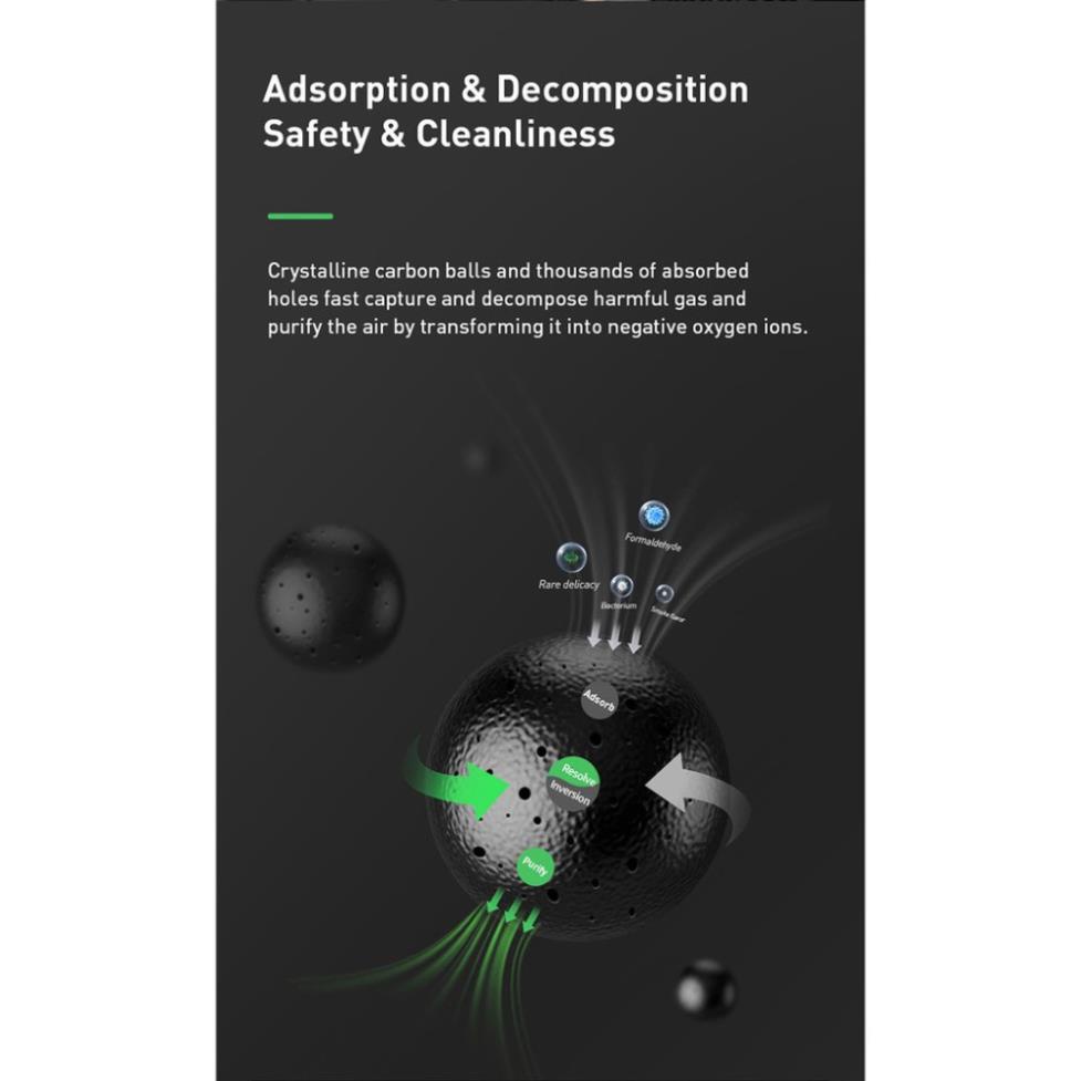 Baseus -BaseusMall VN Bộ lọc không khí trên xe hơi dùng than Carbon sinh học Baseus